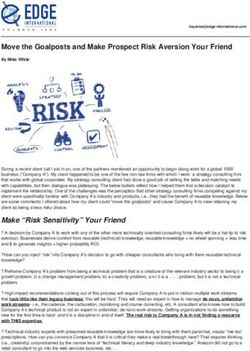 Move the Goalposts and Make Prospect Risk Aversion Your Friend