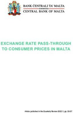 EXCHANGE RATE PASS-THROUGH TO CONSUMER PRICES IN MALTA - Article published in the Quarterly Review 2022:1, pp. 53-57