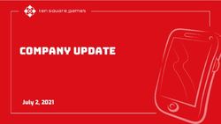 Company update July 2, 2021 - Ten Square Games