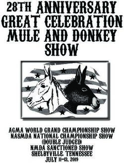 28th ANNIVERSARY GREAT CELEBRATION MULE AND DONKEY SHOW - AGMA WORLD GRAND CHAMPIONSHIP SHOW NASMDA NATIONAL CHAMPIONSHIP SHOW (DOUBLE JUDGED) ...