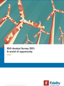 ESG Analyst Survey 2021: A world of opportunity - Fidelity ...