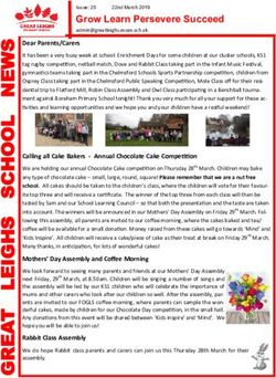 Grow Learn Persevere Succeed - Great Leighs Primary