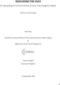 RESOUNDING THE VOICE - Humanities Commons