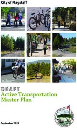Active Transportation Master Plan - City of Flagstaff - September 2021