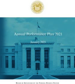 Annual Performance Plan 2021 - January 2021 - Federal ...