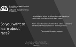 So you want to learn about race?