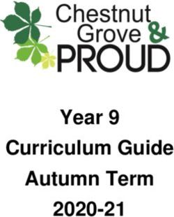 Year 9 Curriculum Guide Autumn Term 2020-21 - Chestnut ...