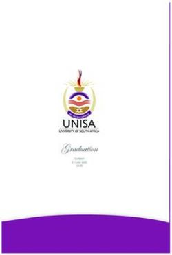 Graduation DURBAN 22 JUNE 2020 - 18:00 - Unisa