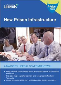New Prison Infrastructure - A MAJORITY LIBERAL GOVERNMENT WILL: Tasmanian Liberals