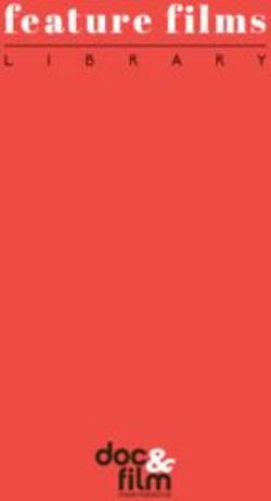 Feature films - Doc & Film International