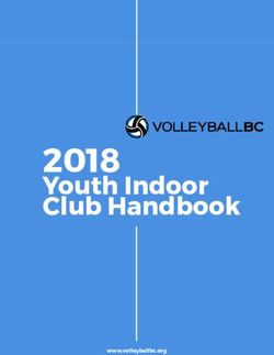 2018 Youth Indoor Club Handbook - www.volleyballbc.org