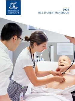 2020 RCS STUDENT HANDBOOK - Melbourne Medical School