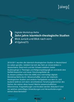 Zehn Jahre islamisch-theologische Studien - AIWG