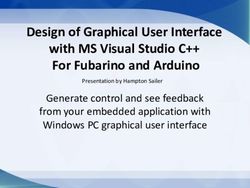 Design of Graphical User Interface with MS Visual Studio C++ For ...