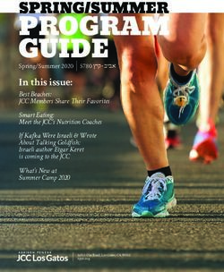 PROGRAM GUIDE - JCC Los Gatos