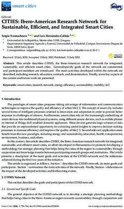 CITIES: Ibero-American Research Network for Sustainable, Efficient, and Integrated Smart Cities - MDPI