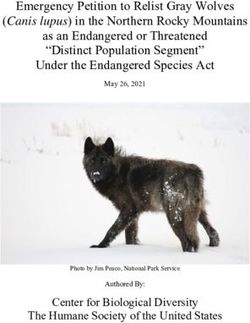 Emergency Petition to Relist Gray Wolves - Center for Biological ...