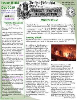 Website: fhabc.org - Forest History Association of British Columbia