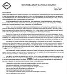 San Sebastian Catholic Church - April 12, 2020 Easter Sunday of the Resurrection of the Lord
