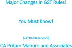 Major Changes in GST Rules! You Must Know! CA Pritam Mahure and Associates - 24th December 2020 - VATupdate
