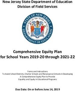 Comprehensive Equity Plan for School Years 2019-20 through 2021-22 - NJ.gov