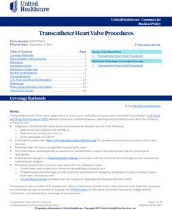 Transcatheter Heart Valve Procedures - UHCprovider.com