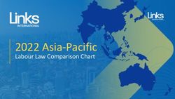 2022 Asia-Pacific Labour Law Comparison Chart