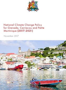 National Climate Change Policy for Grenada, Carriacou and Petite Martinique (2017-2021) - November 2017 - unfccc