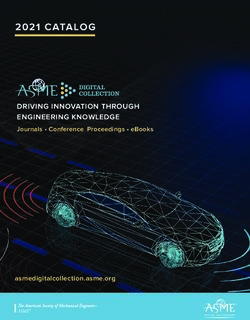 2021 CATALOG DRIVING INNOVATION THROUGH ENGINEERING KNOWLEDGE - Journals Conference Proceedings eBooks - ITMS Group Inc.