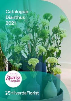 Catalogue Dianthus 2021 - Also includes - Florisol