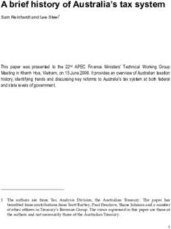 A brief history of Australia's tax system