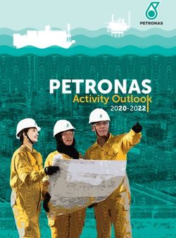 PETRONAS Activity Outlook 2020-2022