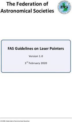 The Federation of Astronomical Societies - FAS Guidelines on Laser Pointers Version 1.0 - Bath Astronomers