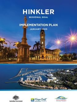 HINKLER IMPLEMENTATION PLAN - REGIONAL DEAL JANUARY 2020