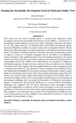 Framing the Sustainable Development Goals in Malaysian Online News