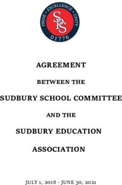 AGREEMENT SUDBURY SCHOOL COMMITTEE SUDBURY EDUCATION ASSOCIATION - BETWEEN THE AND THE - Massachusetts Department of ...