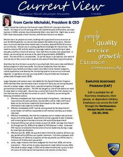 From Carrie Michalski, President & CEO - RiverView Health