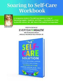 Soaring to Self-Care Workbook - Everyday Health, Inc.