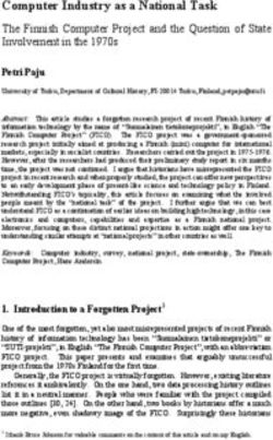 Computer Industry as a National Task