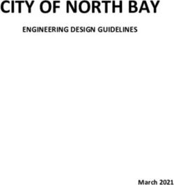 CITY OF NORTH BAY ENGINEERING DESIGN GUIDELINES - March 2021