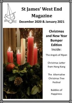 St James' West End Magazine - Christmas and New Year Bumper Edition Inside: December 2020 & January 2021