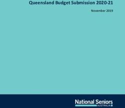 Queensland Budget Submission 2020-21 - November 2019 - National Seniors ...