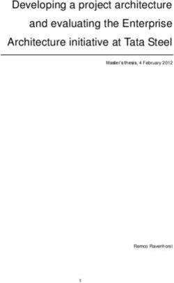 Developing a project architecture and evaluating the Enterprise Architecture initiative at Tata Steel