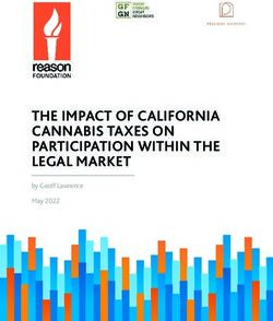 THE IMPACT OF CALIFORNIA CANNABIS TAXES ON PARTICIPATION WITHIN THE LEGAL MARKET - by Geoff Lawrence May 2022