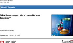 What has changed since cannabis was legalized? - Health Reports