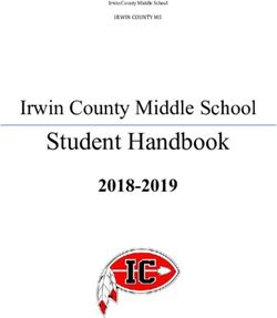 Student Handbook Irwin County Middle School 2018-2019