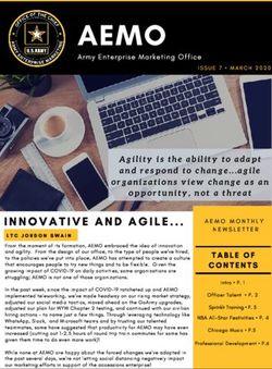 Agility is the ability to adapt and respond to change...agile organizations view change as an opportunity, not a threat - March 2020 AEMO ...