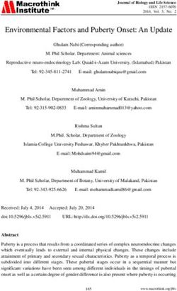 Environmental Factors and Puberty Onset: An Update