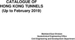 CATALOGUE OF HONG KONG TUNNELS - (Up to February 2019) Mainland East Division Geotechnical Engineering Office Civil Engineering and Development ...
