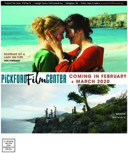 COMING IN FEBRUARY + MARCH 2020 - Pickford Film Center